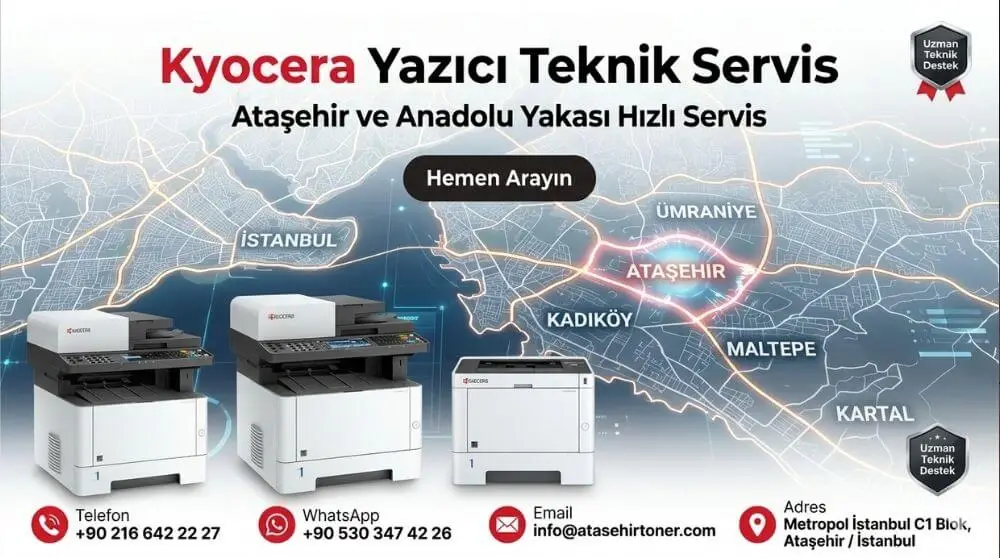 Kyocera Yazıcı Yazdırmıyor​